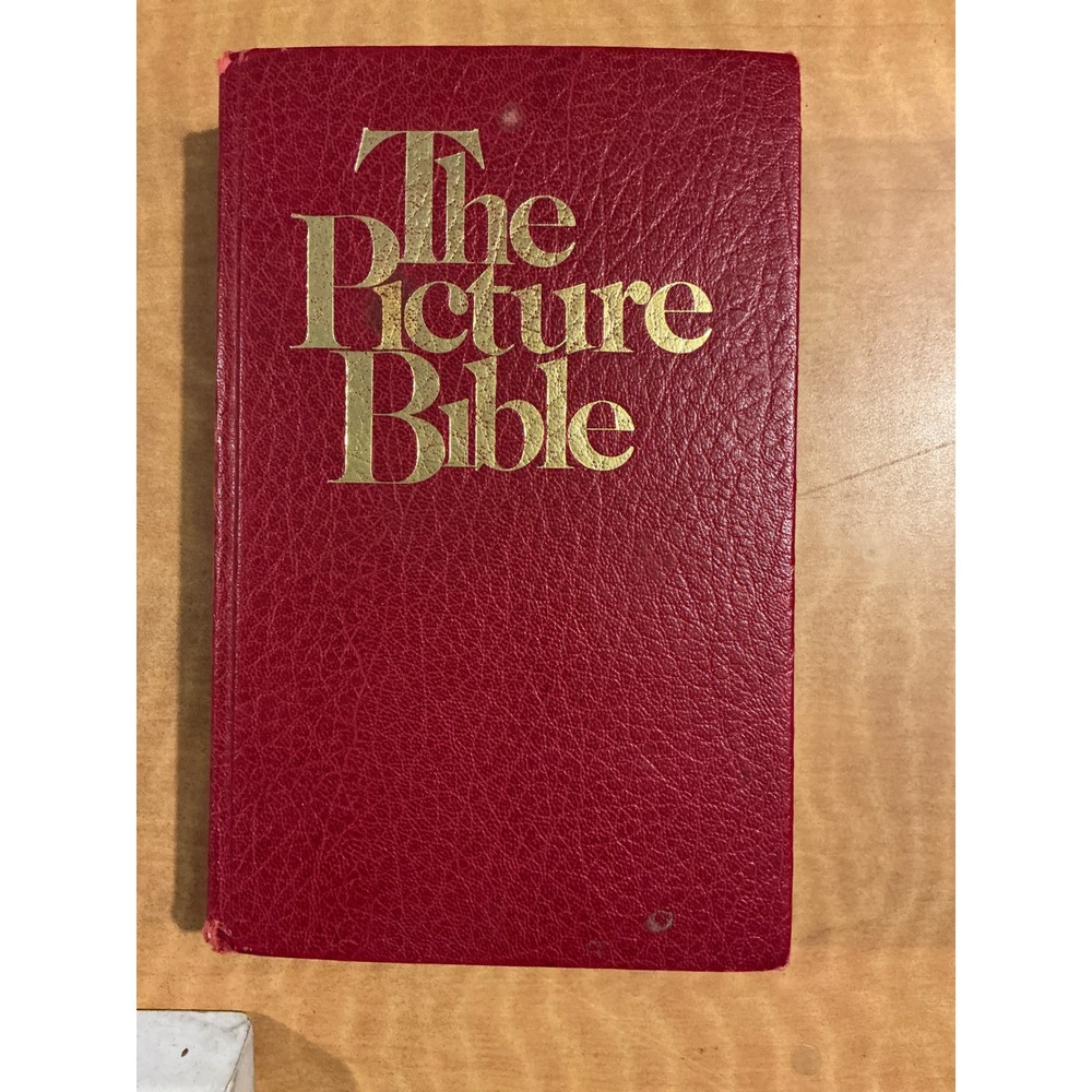VTG 1978 The Picture Bible Hardcover David C Cook Iva Hoth Andre Le Blanc